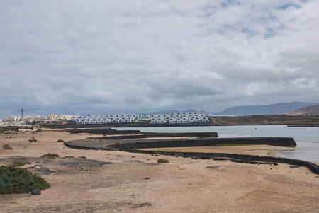 Lanzarote, Spain - August 24, 2015 : View of La Santa resort in Lanzarote