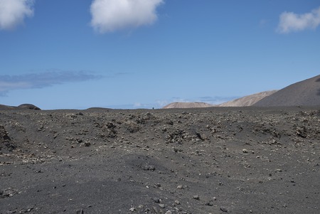 Lanzarote, Spain - August 24, 2015 : Timanfaya national parkのeditorial素材