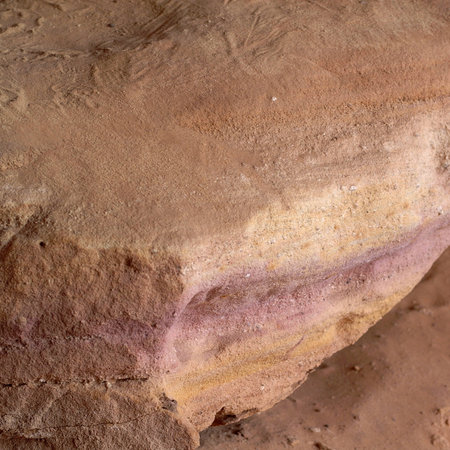 Ubari Desert, Libya - May 04, 2002 : Rocks closeup in Ubari desert