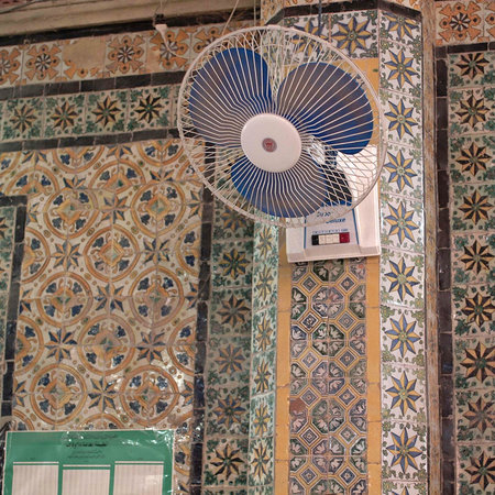 Tripoli, Lybia - May 02, 2002: Mosque interior in Tripoliのeditorial素材