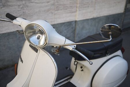 Milan, Italy - December 17, 2017 : 'Vespa' motorbikeのeditorial素材
