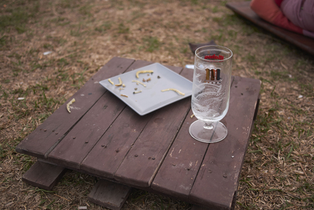 Minorca, Balearic Islands, Spain - September 07, 2013 : Finished beer
のeditorial素材