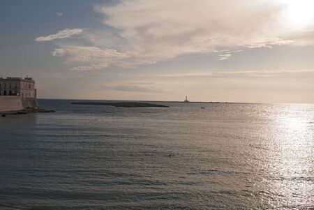 View from Gallipoli, italyの写真素材
