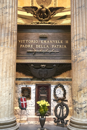 Rome, Italy - June 27, 2017 : Pantheon interiorのeditorial素材