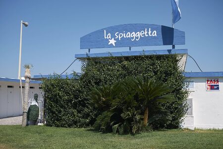 Milano Marittima, Italy - July 23, 2017: Beach clubのeditorial素材