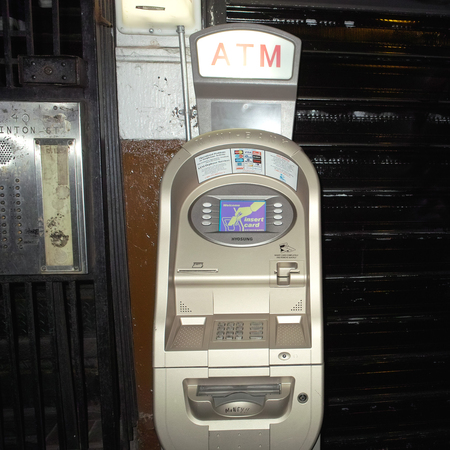 New York, United States - October 03, 2008: ATM cash machineのeditorial素材