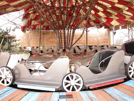 Milan, Italy - Abandoned amusement parkの写真素材