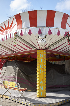 Milan, Italy - February 09, 2017 : Amusement park in Milanのeditorial素材