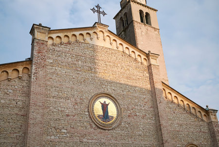 Asolo, Italy: View of Asolo domeの写真素材