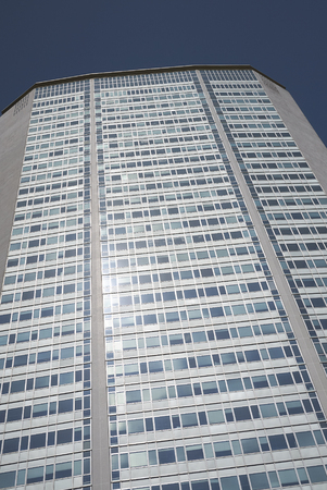 Milan, Italy - April 17, 2018 : View of the 'Pirellone' skyscraperのeditorial素材