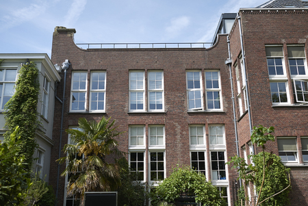 Amsterdam, Netherlands - May 17, 2018: View of amsterdam botanical gardenのeditorial素材