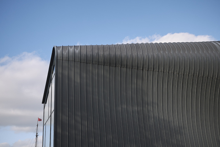 Amsterdam, Netherlands - May 17, 2018: View of Arcam building detailのeditorial素材