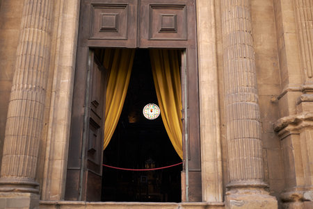 Firenze, Italy - June 21, 2018 : View of San Gaetano churchのeditorial素材