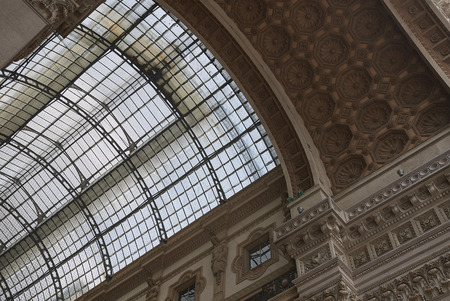 Milan, Italy - July 12, 2018 : View of Galleria Vittorio Emanuele IIのeditorial素材