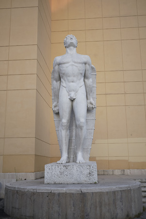 Icarus statueの写真素材