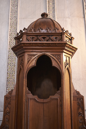 Monreale, Italy - September 11, 2018 : Monreale cathedral confessionalのeditorial素材