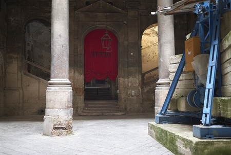 Palermo, Italy - September 07, 2018 : 'Tutto', artwork by Matilde Cassani during Manifesta exhibitionのeditorial素材