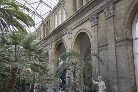 Copenhagen, Denmark - October 09, 2018: View of Ny Carlsberg Glyptotek winter gardenのeditorial素材