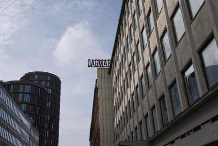 Copenhagen, Denmark - October 09, 2018 :View of modern building in Copenhagenのeditorial素材
