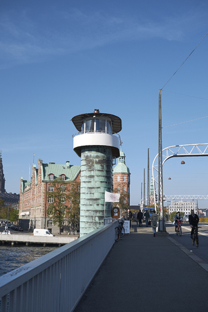 Copenhagen, Denmark - October 09, 2018 : View of Knippel bridgeのeditorial素材