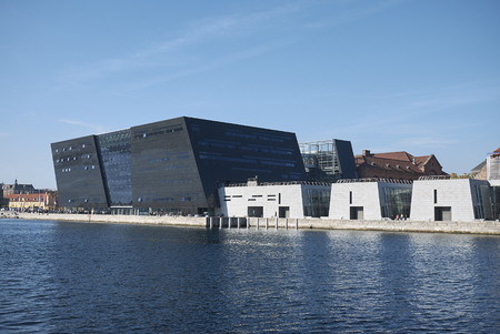 Copenhagen, Denmark - October 10, 2018 : View of the Royal Libraryのeditorial素材