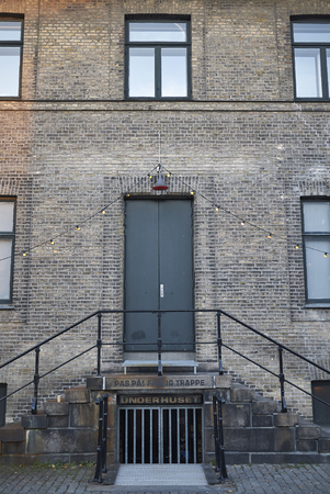 Copenhagen, denmark - October 10, 2018 : View of the Husets Teater in the Meatpacking Districtのeditorial素材