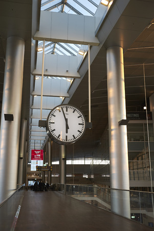 Copenhagen, Denmark - October 11, 2018 : View of Copenhagen airportのeditorial素材