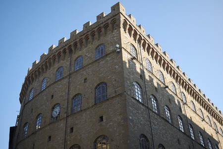 Florence, Italy - April 15, 2019: View of Salvatore Ferragamo museumのeditorial素材