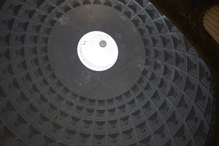 Naples, Italy - March 25, 2019 : view of San Francesco di Paola Basilica domeのeditorial素材