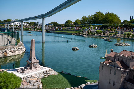 Rimini, Italy - August 20, 2020: View of Italia in Miniatura