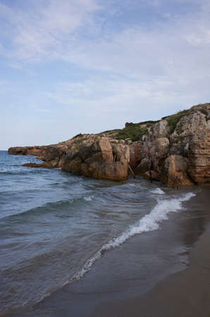 View of Calamosche beach in Vendicari nature reserveの写真素材
