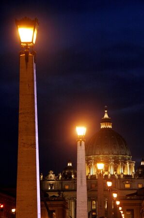 Rome, 07 july 2008 in the picture San Pietro of Romeの写真素材