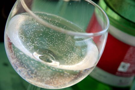 A glass of waterの写真素材