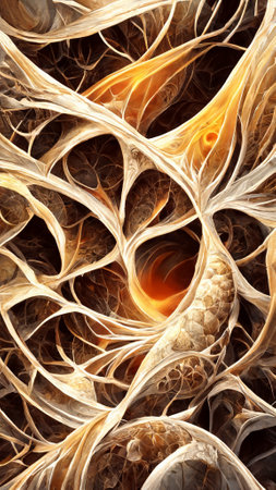 Mayan style Abstract background element. Fractal graphicsの写真素材