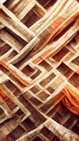 Mayan style plain fabric texture background designの写真素材