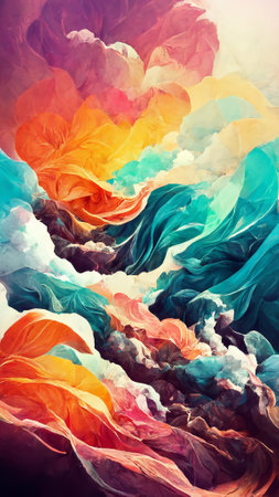 soft and strong gradient background colorful designの写真素材