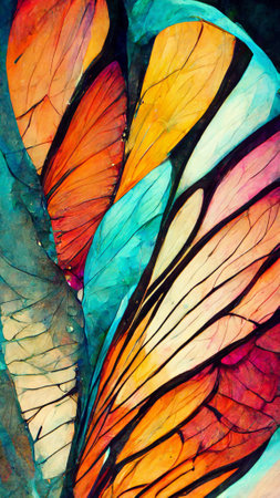 butterfly colorful wings dazzling colorfulの写真素材