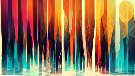 Abstract Light Background illustration effectの写真素材