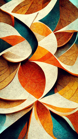 Circular geometric center motion pattern. Starburst dynamic