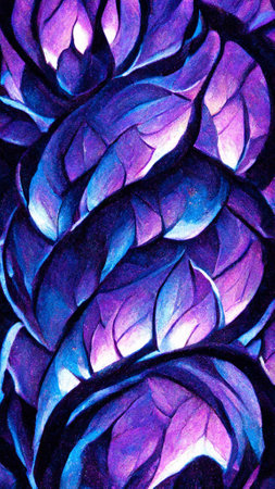 Mayan style Beautiful Abstract Decorative Navy purple Darkの写真素材