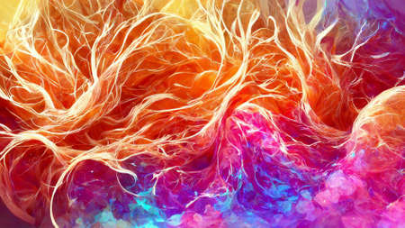 Gradient blob abstract glow background.の写真素材