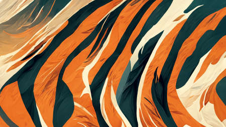 Simple background made of tiger armorの写真素材