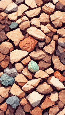 Pixel art ground surface. Stone texture tile backの写真素材