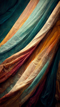 colorful cloth texture background designの写真素材