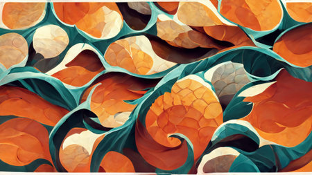 Simple background collage of dragon scales