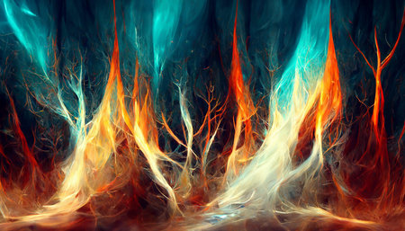 ice fire background abstract high quality - Stock Image - Everypixel