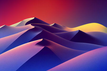 Beautiful colorful abstract wallpaper 3D renderingの写真素材