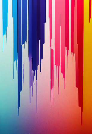 Beautiful colorful abstract wallpaper 3D renderingの写真素材