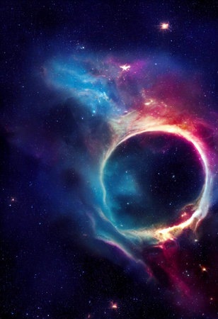 HD Wallpaper of space stars galaxy nebula 3D rendering