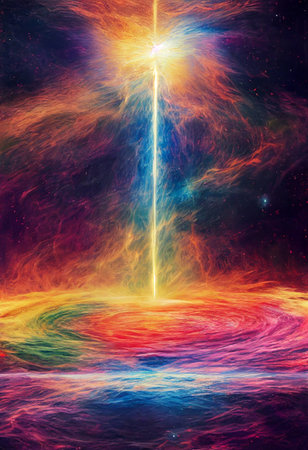 The Big Bang Theory 3D rendering
